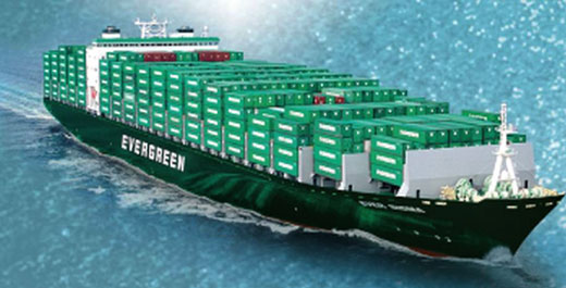 Evergreen thuê 12 tàu container