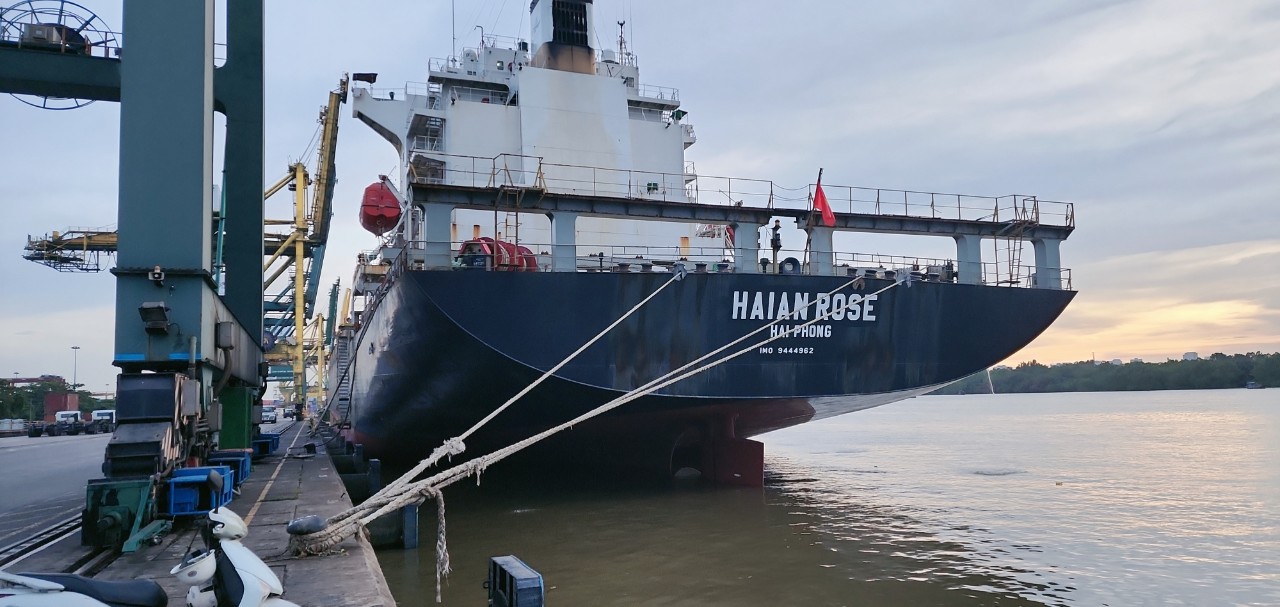 HAIAN GROUP tiếp nhận thành công tàu container HAIAN ROSE