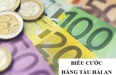 Biểu cước giá bán hàng hóa, dịch vụ của Hãng tàu Hải An áp dụng từ ngày: 10-07-2024